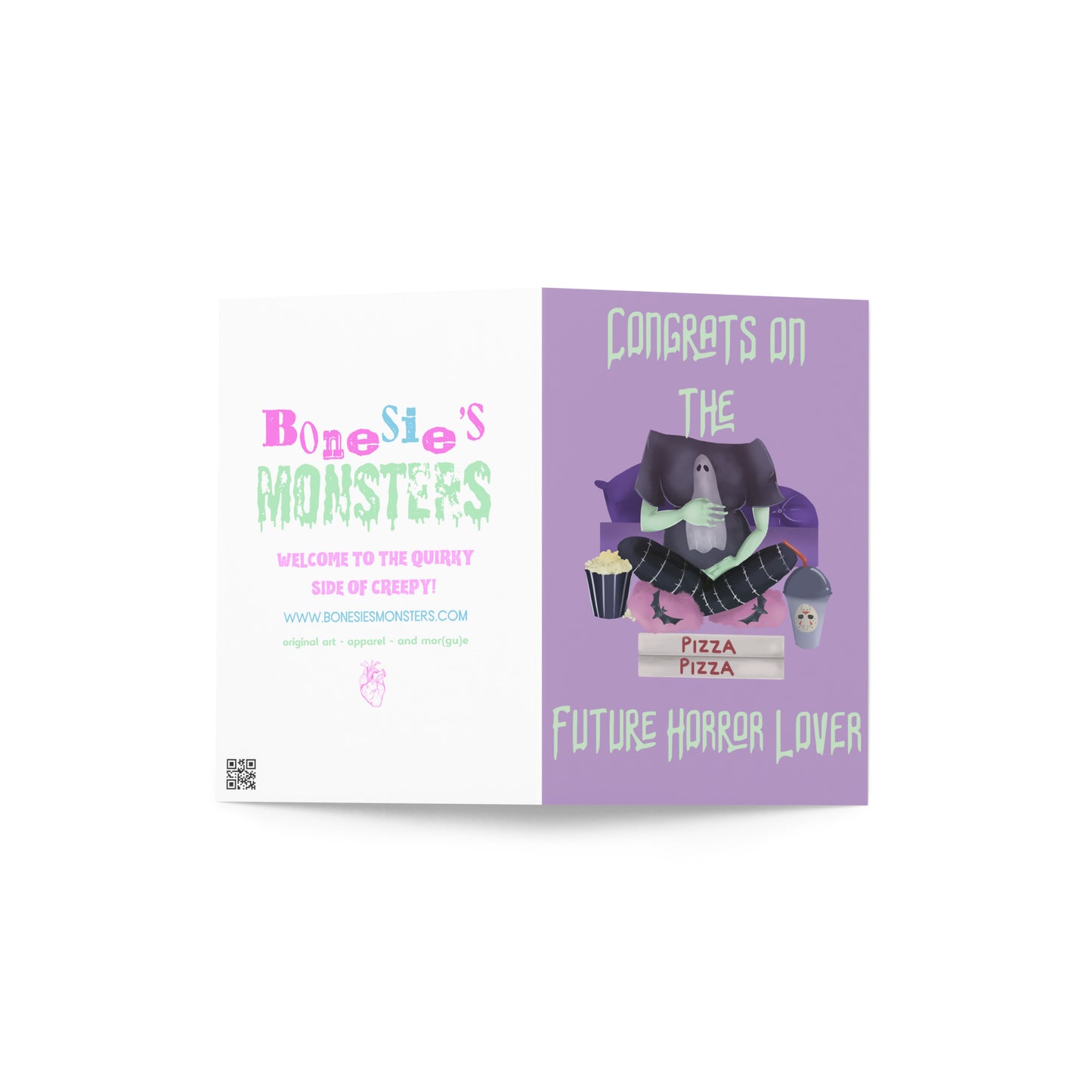 Future Horror Love - Congrats Expecting Greeting card