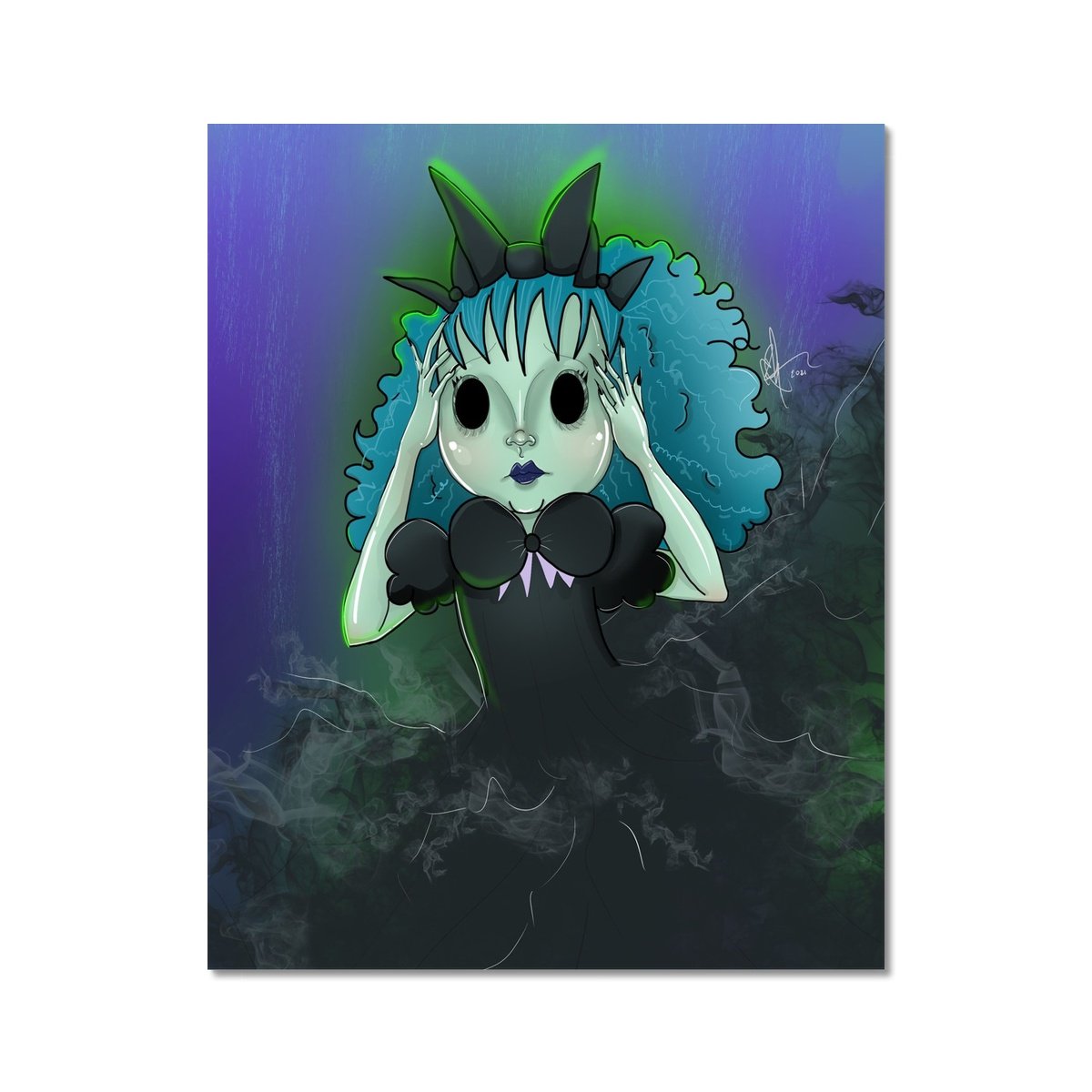 Anxious Doll Art Print