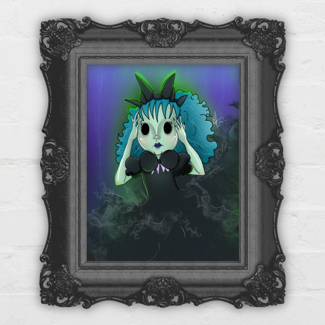 Anxious Doll Art Print