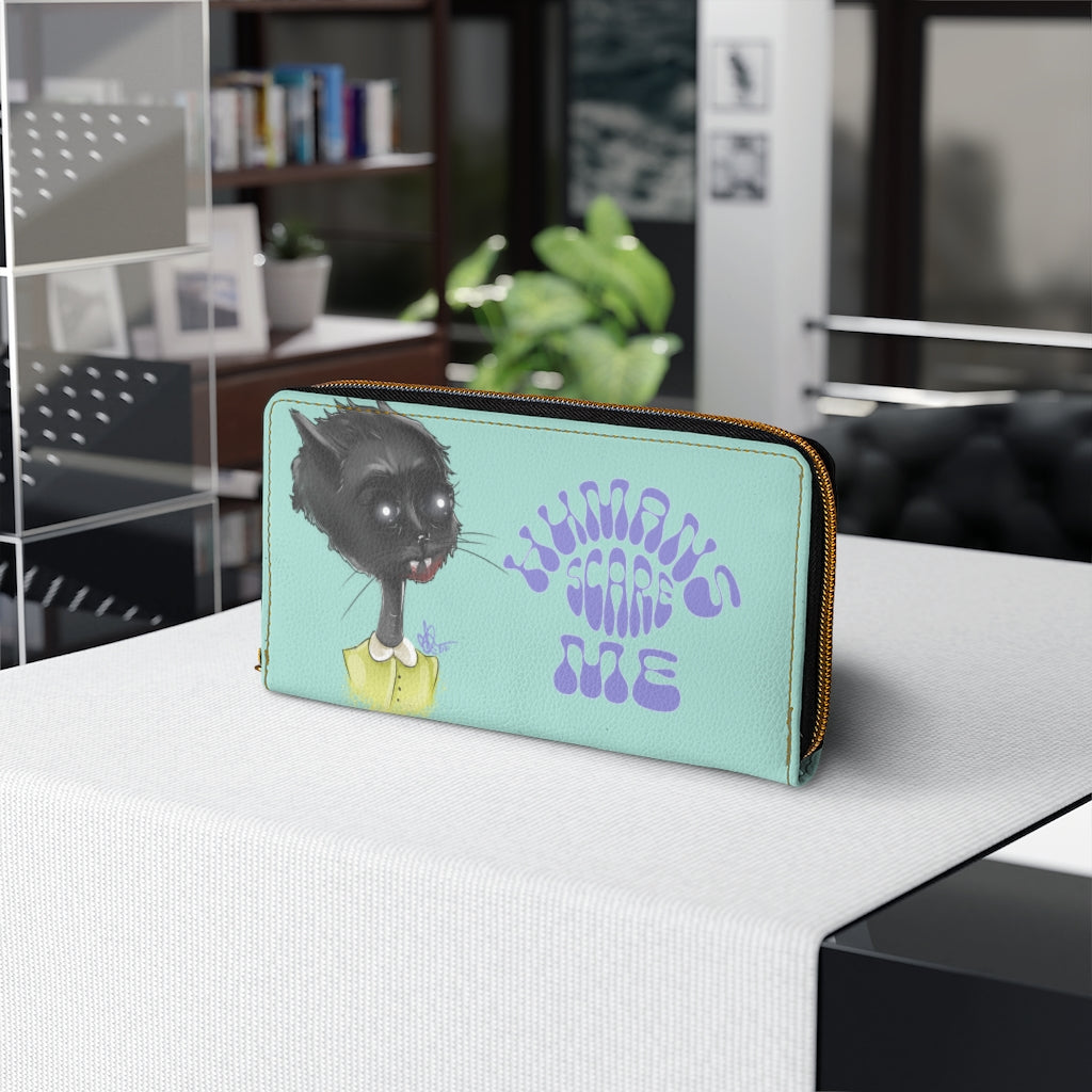Humans Scare Me: Pastel Gore Werewolf Wallet