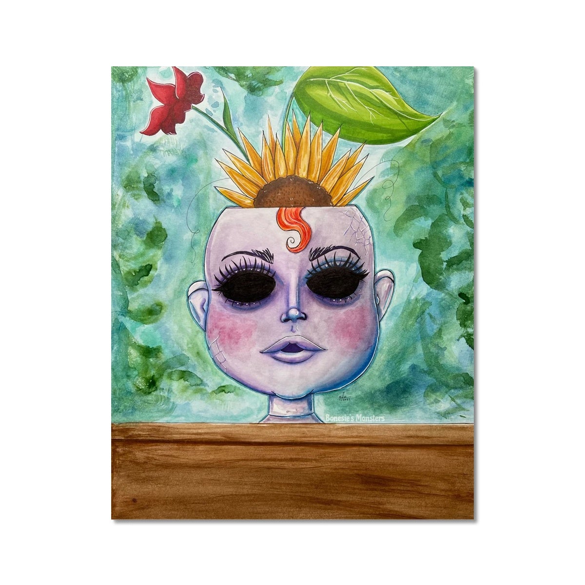 Porcelain Planter Art Print
