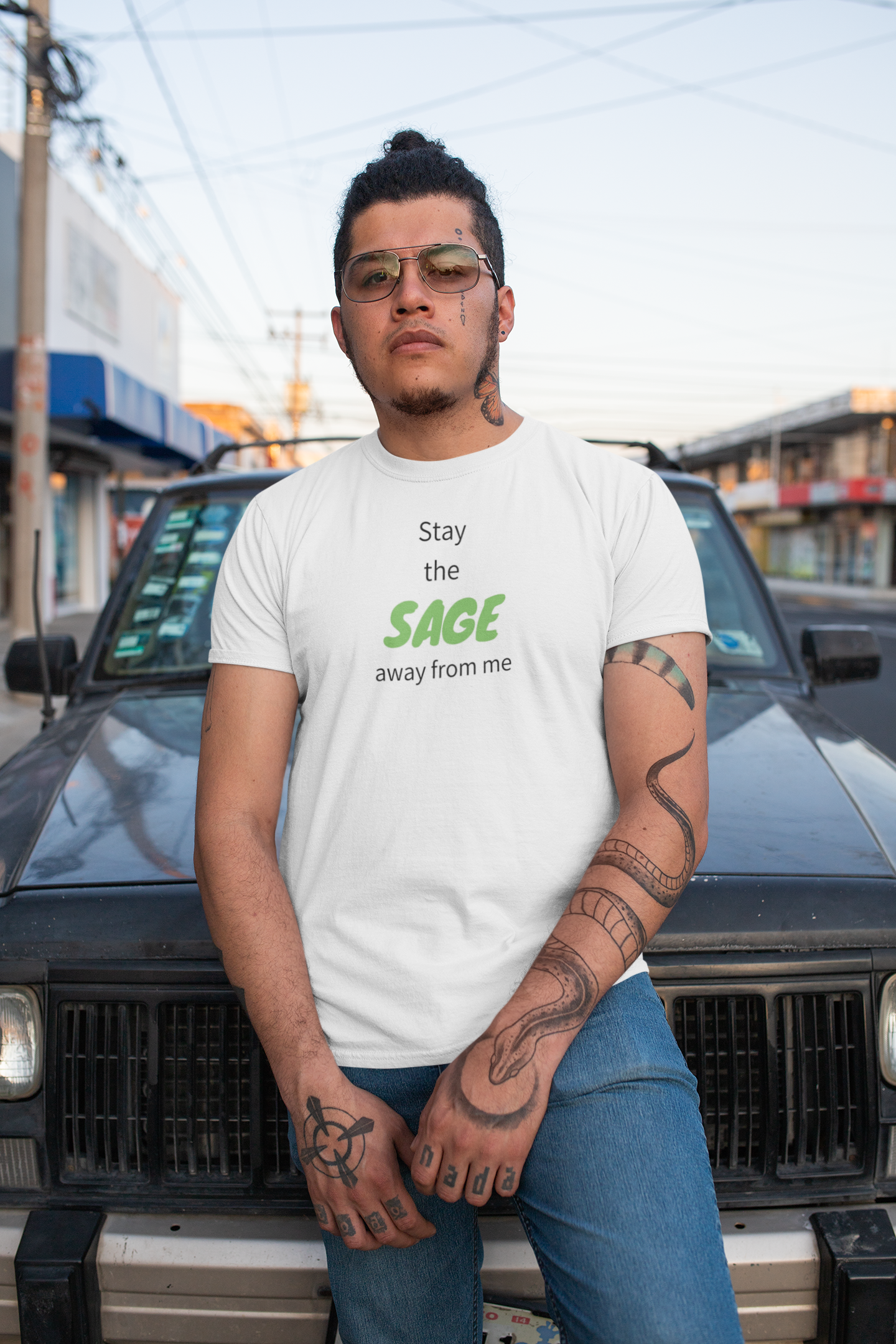 Sage Away- Dark Humor Tee