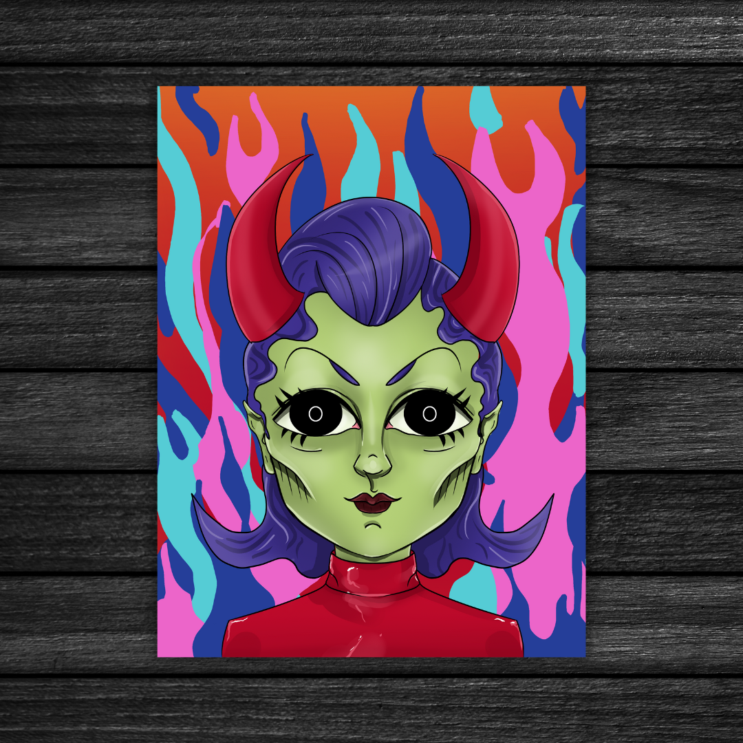 Evil Bitch - Fine Art Print