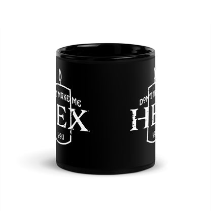 Don't Make Me HEX You - Black Glossy Mug