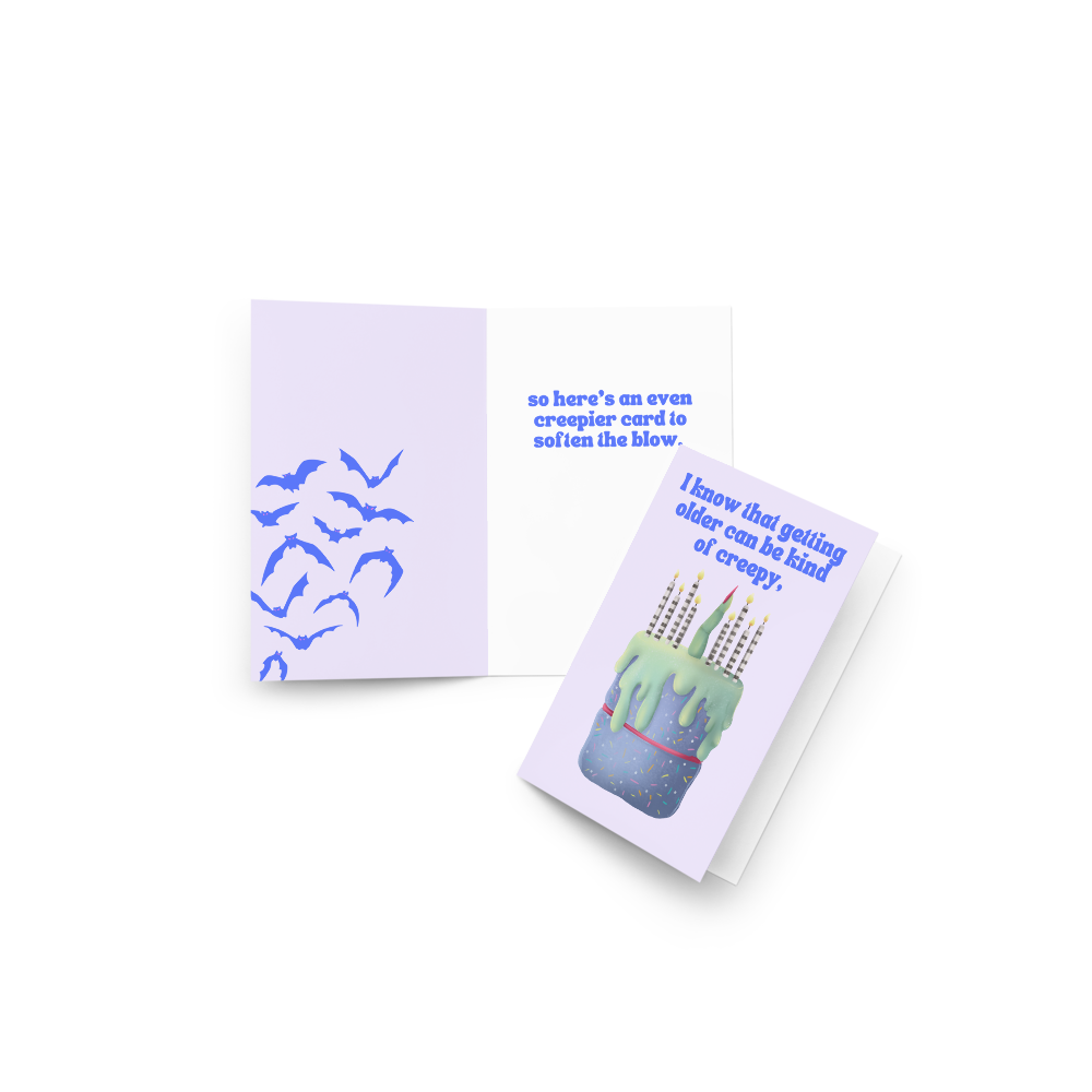 Zombie Finger - Birthday Greeting Card