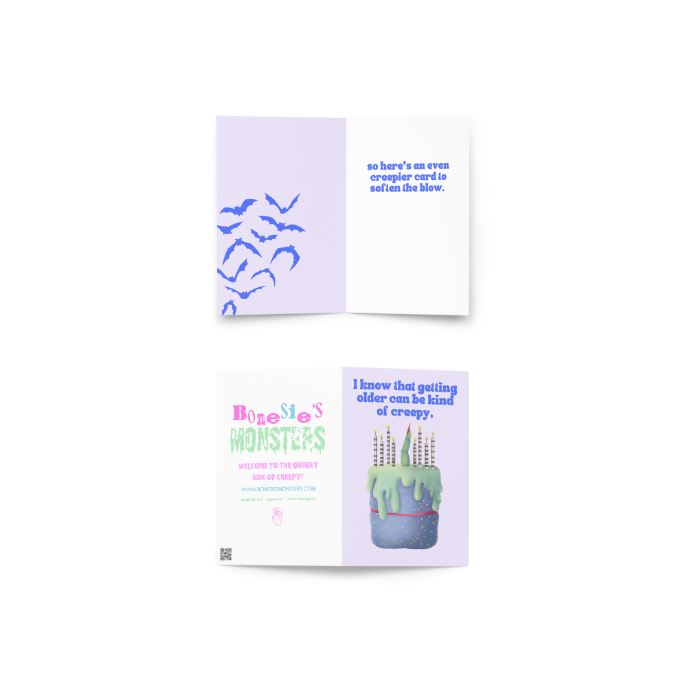 Zombie Finger - Birthday Greeting Card