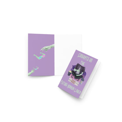 Future Horror Love - Congrats Expecting Greeting card