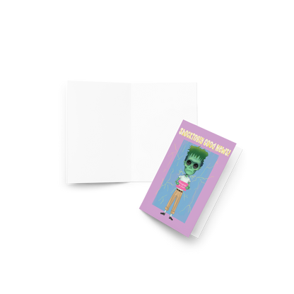Shockingly Good News - Congratulations Greeting card