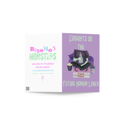 Future Horror Love - Congrats Expecting Greeting card