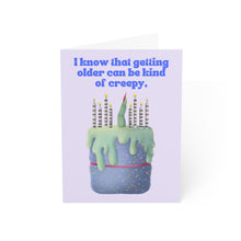 Load image into Gallery viewer, Zombie Finger Horror Birthday Greeting Card (1 or 10, Envelopes Included)
