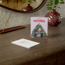 Load image into Gallery viewer, Merry Creepmas- Gothic Holiday Cards (1 or 10pcs Envelopes Included)
