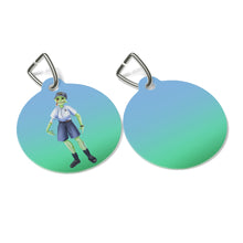 Load image into Gallery viewer, Blue Ombre Zombie Mailman Dog Tag
