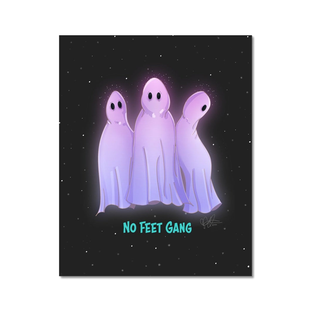 No Feet Gang Ghost Art Print