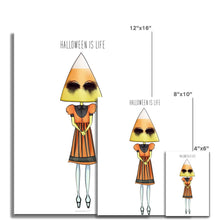 Load image into Gallery viewer, Candy Corn Head Monster - &quot;Halloween is Life&quot; Art Print
