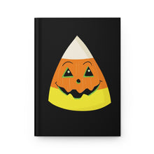Load image into Gallery viewer, Vintage Jack-o-Lantern Faced Candy Corn - Halloween  Hardcover Journal (Matte)
