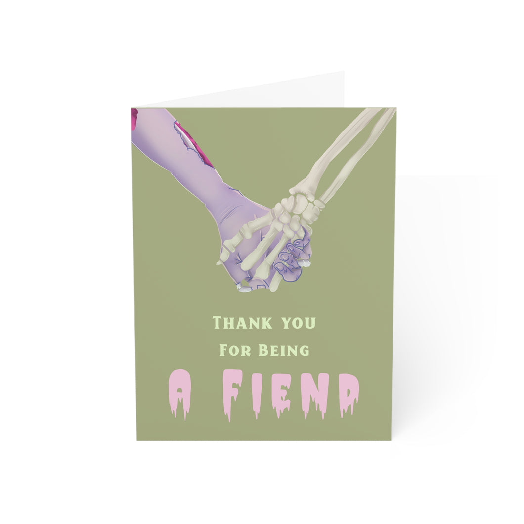 The Un-Dead Friendship Horror Greeting Card (1 or 10, Envelopes Included)