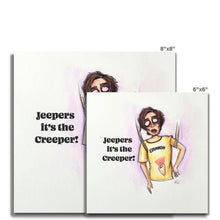 Load image into Gallery viewer, Jeepers, It’s The Creeper!  Horror Inspired Art Print
