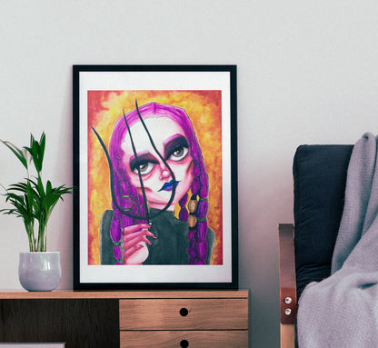 Burn Art Print