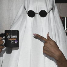 Load image into Gallery viewer, Coffee and Spooky Shit: Halloween Mug
