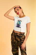 Load image into Gallery viewer, I Just Need A Moment White Crop Top
