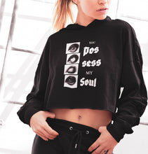 Load image into Gallery viewer, You Possess My Soul Cropped Hoodie
