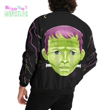 Load image into Gallery viewer, Trippy Frank Men&#39;s Horror Bomber Jacket
