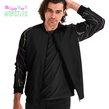 Load image into Gallery viewer, Trippy Frank Men&#39;s Horror Bomber Jacket

