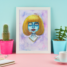 Load image into Gallery viewer, Zombie Casey - Horror Inspired Art Print
