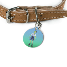 Load image into Gallery viewer, Blue Ombre Zombie Mailman Dog Tag
