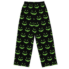 Load image into Gallery viewer, Green Vampire Jack-o-Lantern - Cozy Unisex Pants
