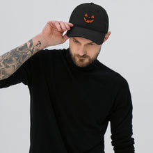 Load image into Gallery viewer, Smiley Jack - Happy Jack-o-lantern Distressed Hat
