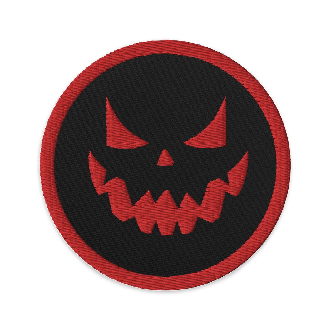 Pumpkin Patch Get it? - Red Embroidered Pumpkin Patch