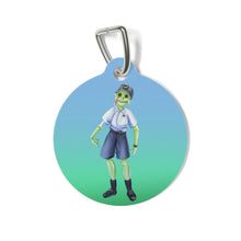 Load image into Gallery viewer, Blue Ombre Zombie Mailman Dog Tag
