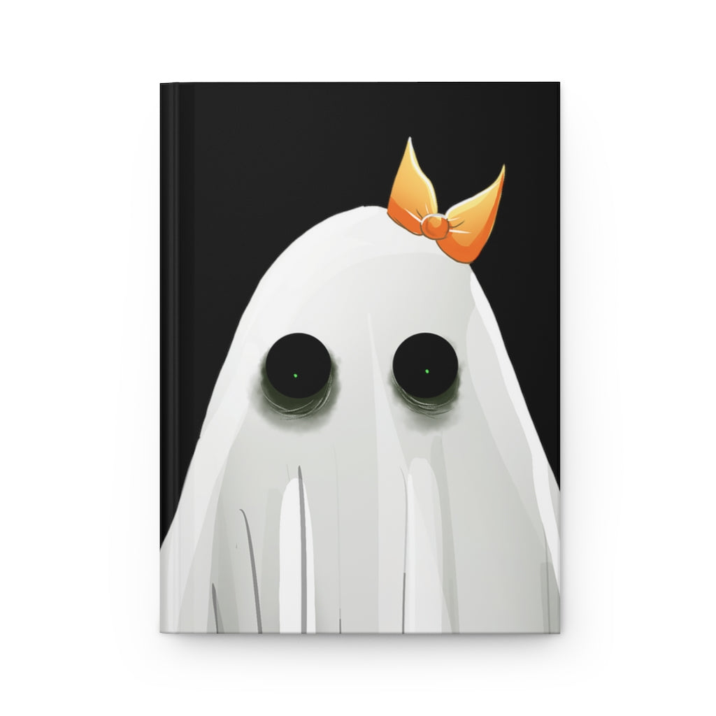 Pinstripe the Ghost - Halloween Hardcover Journal Matte