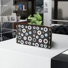 Load image into Gallery viewer, Creepy Bitch Eyeball Zipper Wallet
