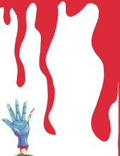 Load image into Gallery viewer, Till Death - Zombie Finger Horror Love Anniversary Greeting Card
