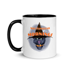 Load image into Gallery viewer, Not Familiar with Mornings - Halloween Mug
