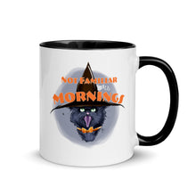 Load image into Gallery viewer, Not Familiar with Mornings - Halloween Mug
