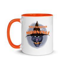 Load image into Gallery viewer, Not Familiar with Mornings - Halloween Mug
